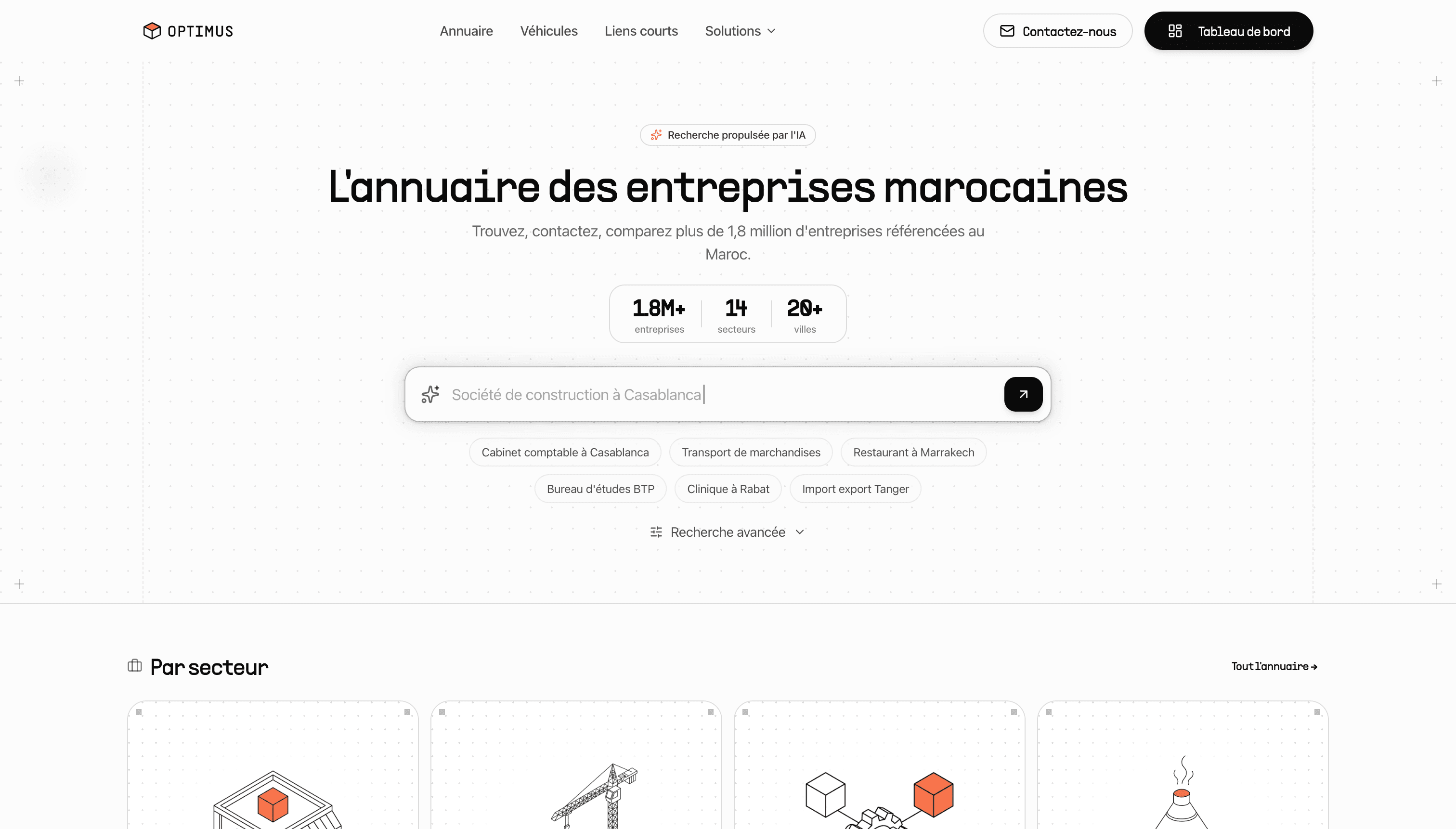 Optimus — annuaire intelligent